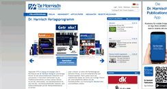 Desktop Screenshot of harnisch.com